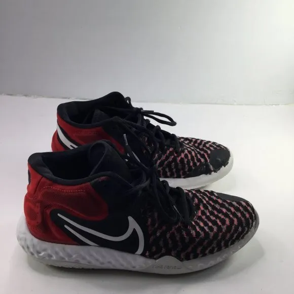 Nike KD Trey VII (GS) Basketball Shoes Sneakers Black White Red Size 6 Youth