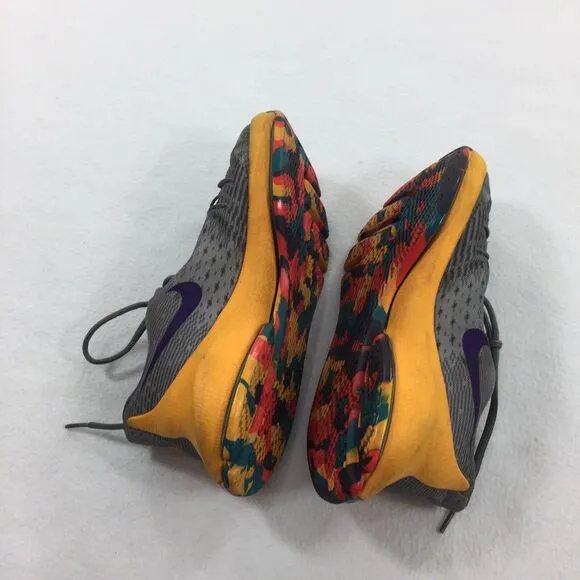 Nike Kevin Durant KD 8 Prince George Basketball Shoes Size 6Y Gray 768867-050