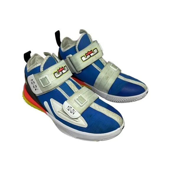 Nike LeBron James Soldier 13‎ XIII SFG Youth Shoe Size 5 Blue Crimson AR4225-401