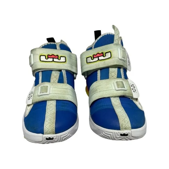 Nike LeBron James Soldier 13‎ XIII SFG Youth Shoe Size 5 Blue Crimson AR4225-401