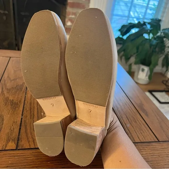 Nisolo Paloma Mule Sandals in Sand Size 7