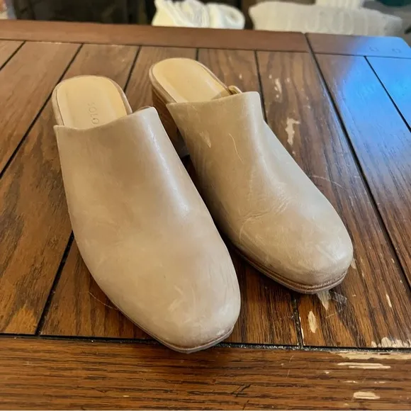 Nisolo Paloma Mule Sandals in Sand Size 7
