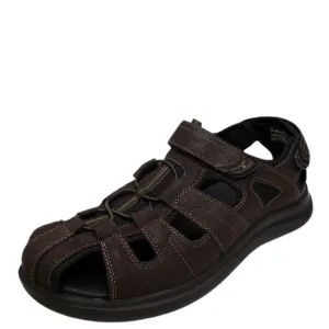 Nunn Bush Mens Rio Vista Fisherman Sandals Neoprene Brown 11M