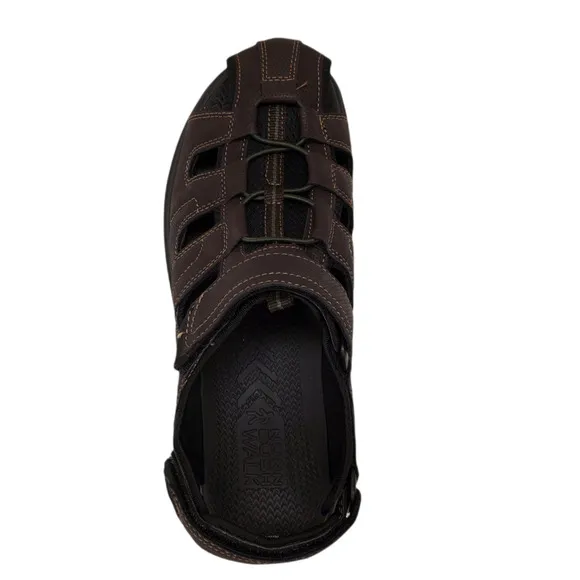 Nunn Bush Mens Rio Vista Fisherman Sandals Neoprene Brown 11M