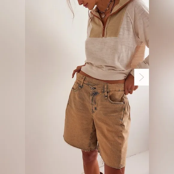 NWT Free People, We The Free Boomerang Long Shorts, Size 26