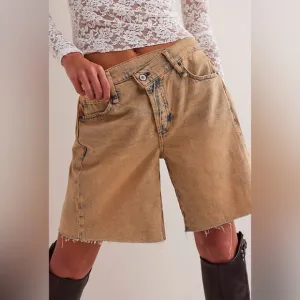 NWT Free People, We The Free Boomerang Long Shorts, Size 26