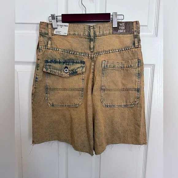 NWT Free People, We The Free Boomerang Long Shorts, Size 26