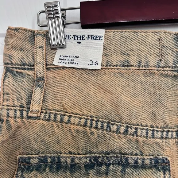 NWT Free People, We The Free Boomerang Long Shorts, Size 26