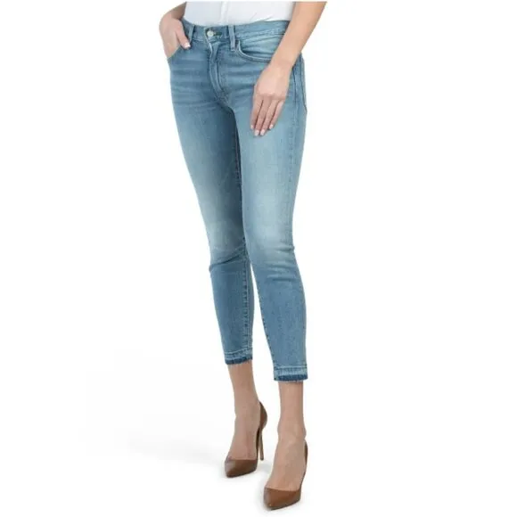 NWT FRYE Sienna Mid Rise Skinny Cropped Jeans