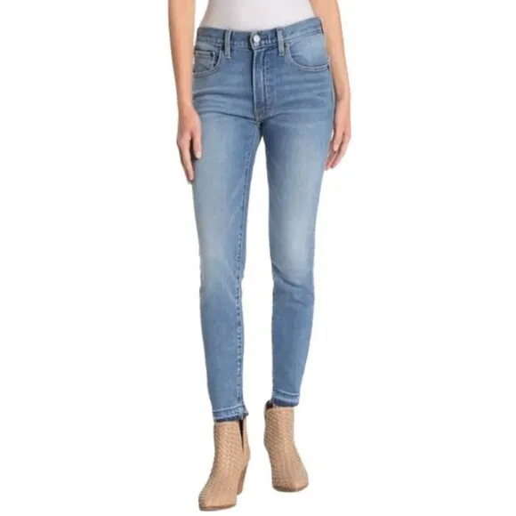 NWT FRYE Sienna Mid Rise Skinny Cropped Jeans