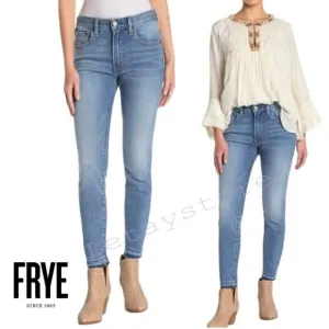 NWT FRYE Sienna Mid Rise Skinny Cropped Jeans