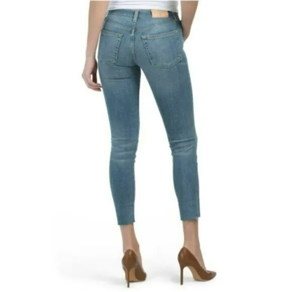 NWT FRYE Sienna Mid Rise Skinny Cropped Jeans