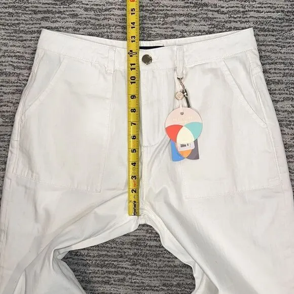 NWT Ted Baker Estia Jeans Ivory Size 32