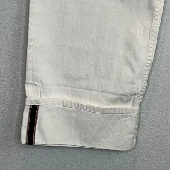 NWT Ted Baker Estia Jeans Ivory Size 32