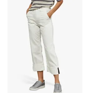 NWT Ted Baker Estia Jeans Ivory Size 32