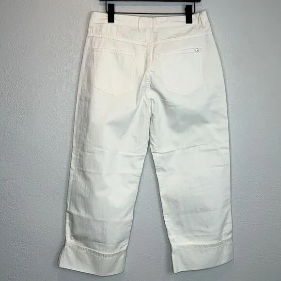 NWT Ted Baker Estia Jeans Ivory Size 32