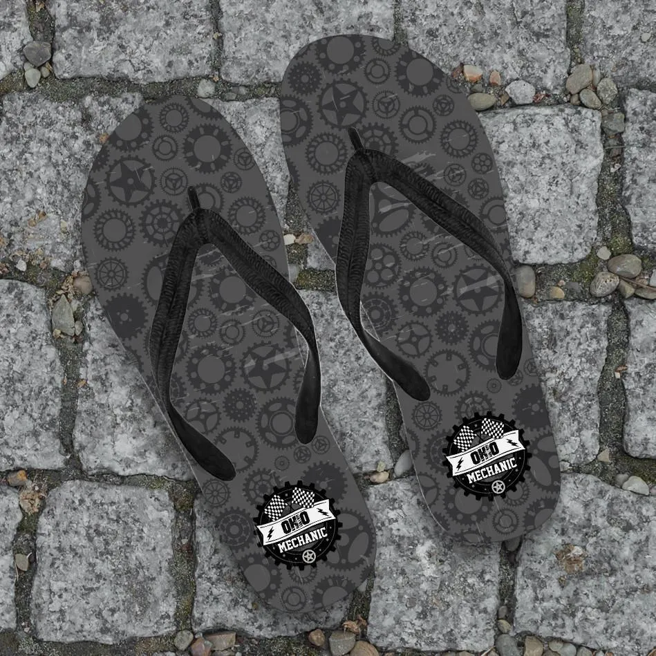 OH Mechanic Flip-Flops