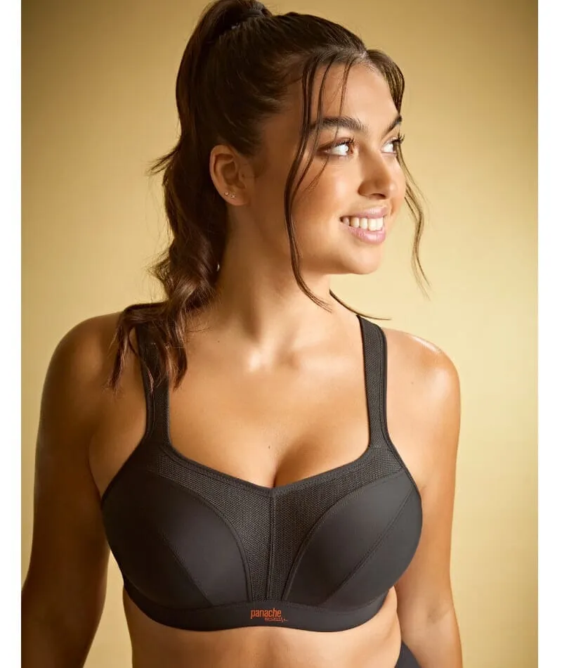 Panache Sport Power Underwired Sports Bra - Black