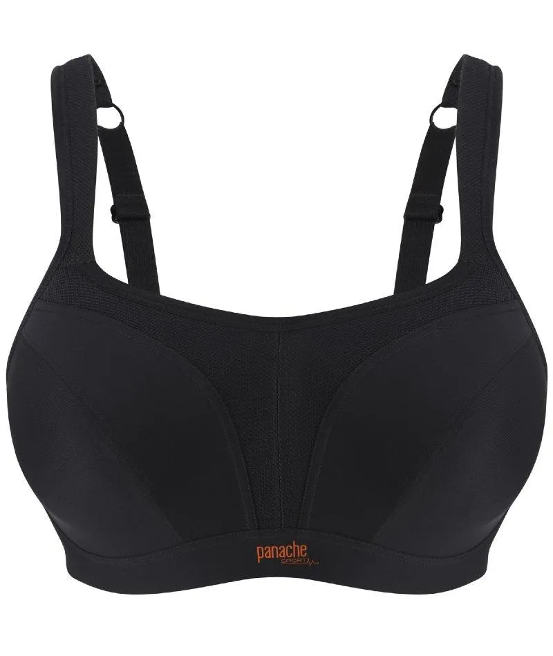 Panache Sport Power Underwired Sports Bra - Black