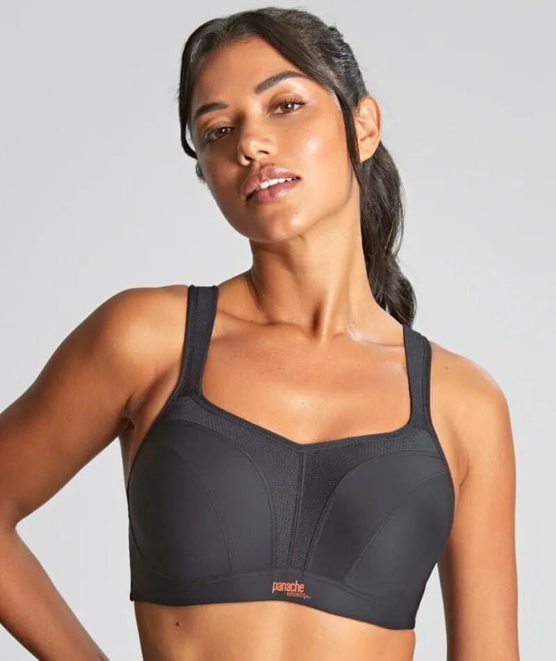 Panache Sport Power Underwired Sports Bra - Black