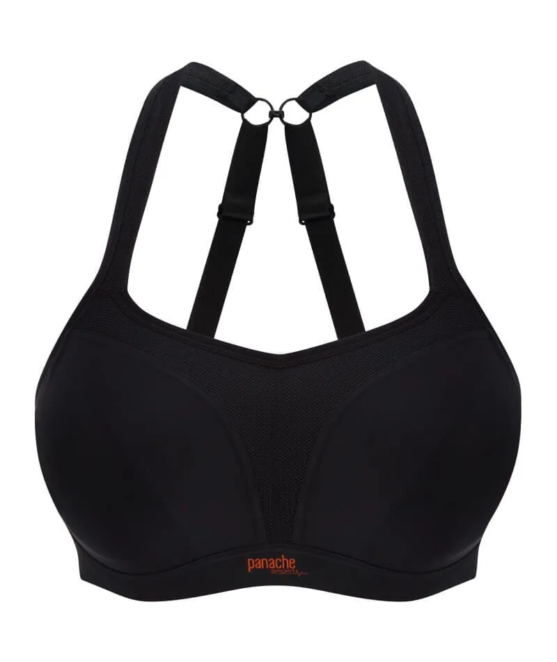 Panache Sport Power Underwired Sports Bra - Black