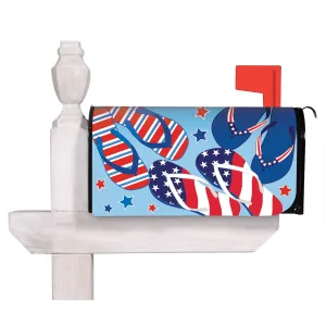 Patriotic Flip Flops Mailbox Cover,56770