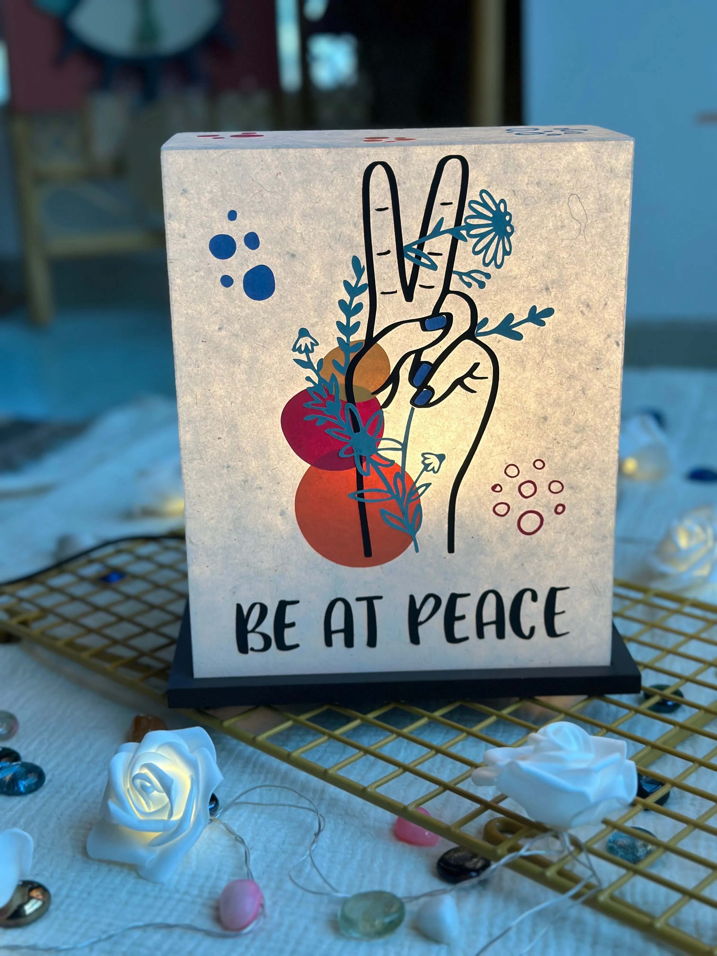 Peaceful Pause Rectangular Lamp