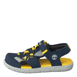 Perkins Row Fisherman Navy/yellow