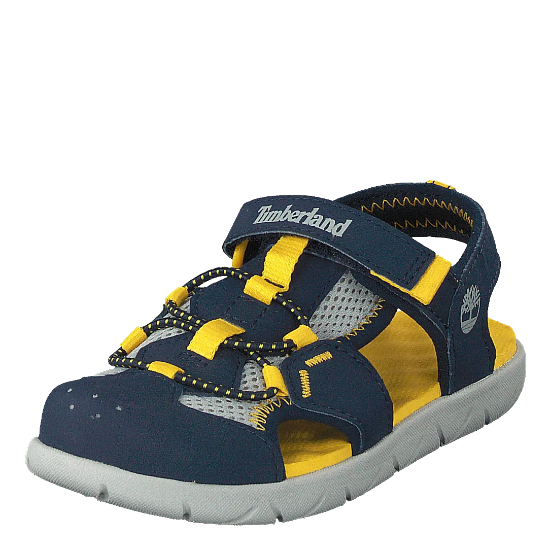 Perkins Row Fisherman Navy/yellow