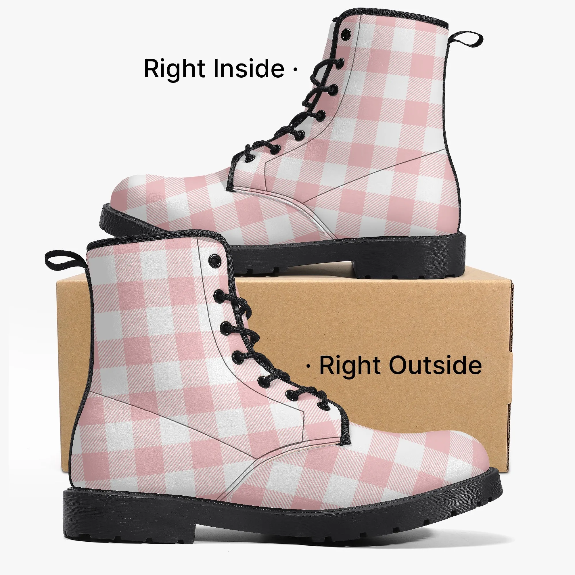Pink Checkered