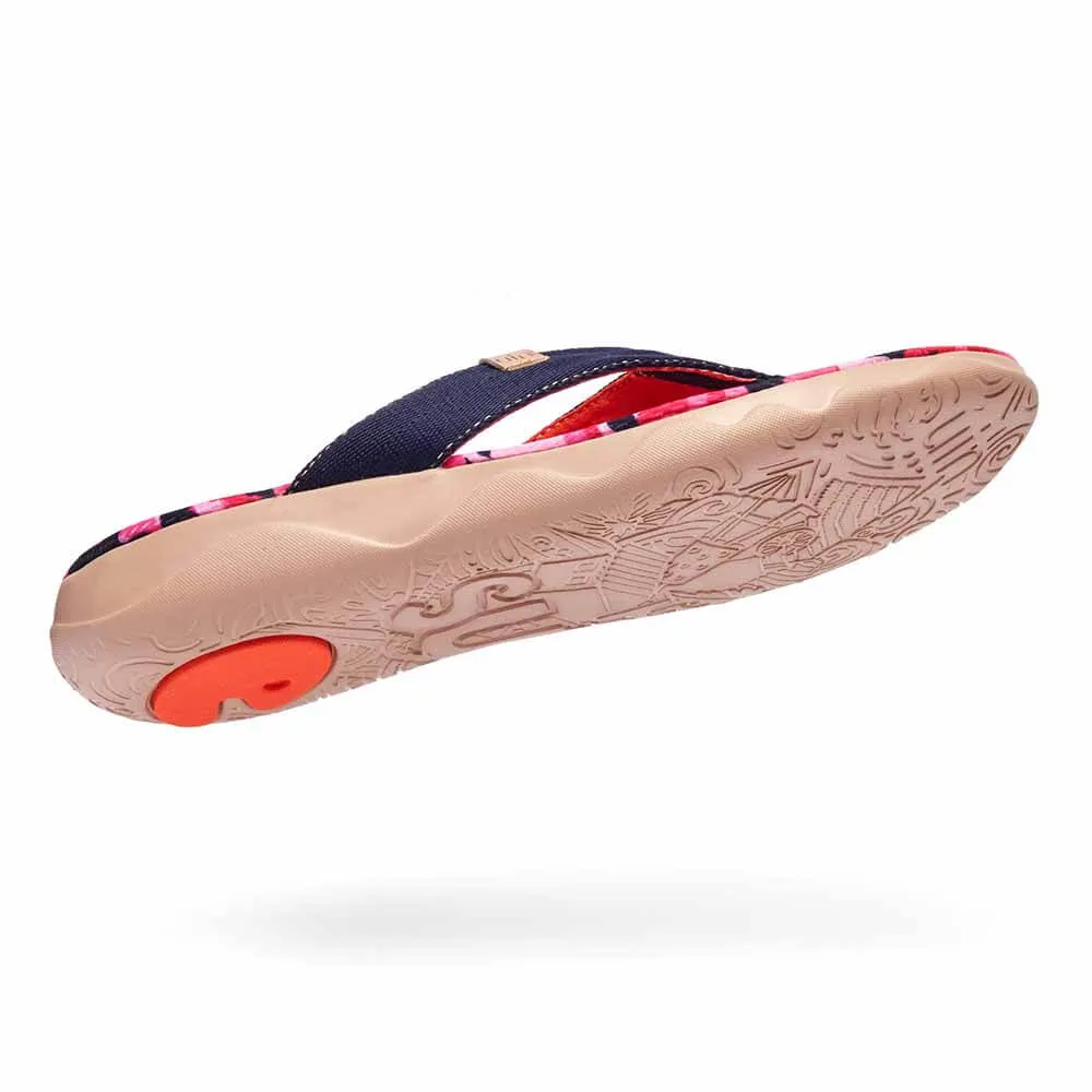 Pink Cherry Flip Flops Majorca Women