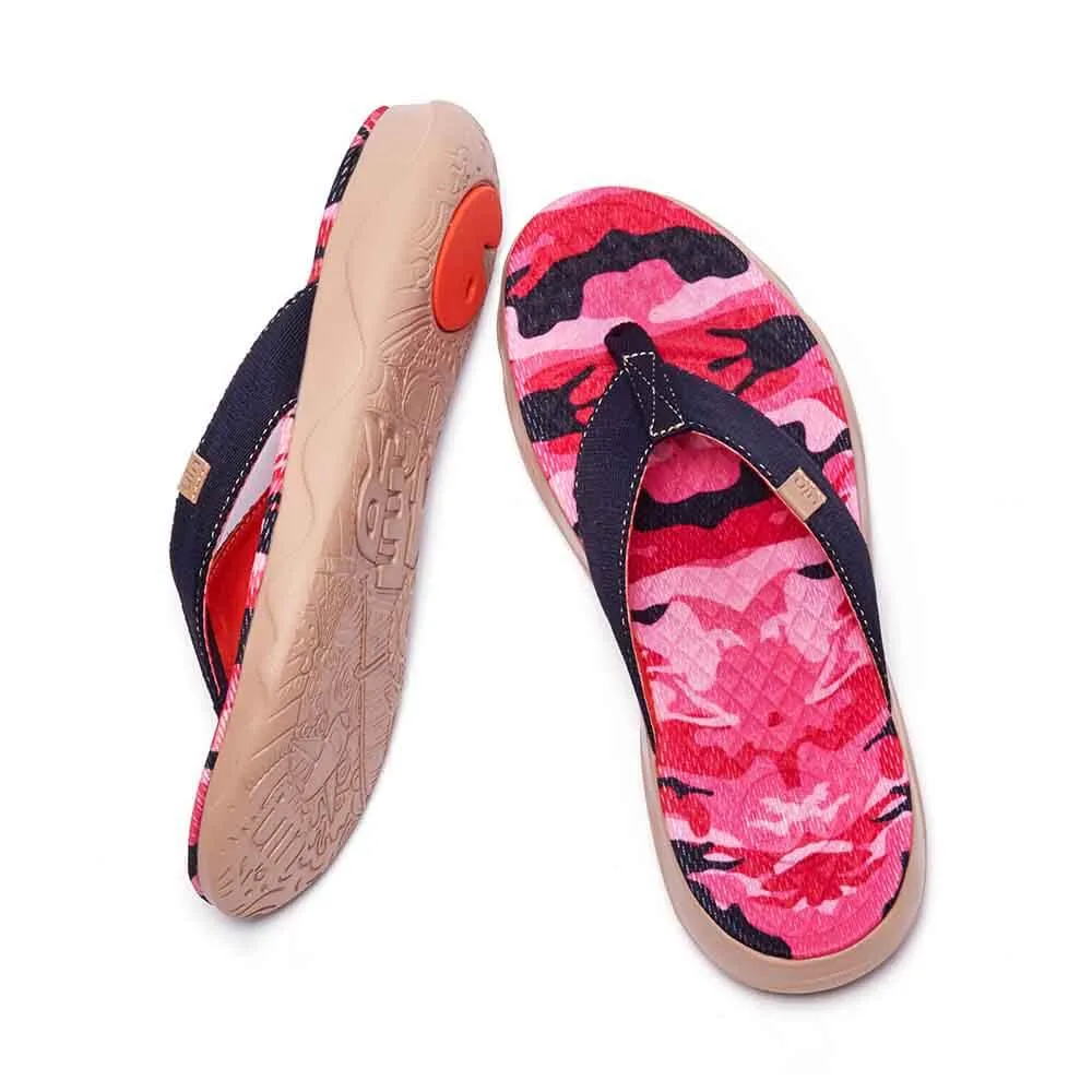 Pink Cherry Flip Flops Majorca Women