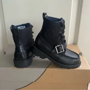 Polo Ralph Lauren black Toddler Boots- SZ 7.5 C