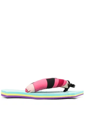 PUCCI Marmo-print Scuba flip flops