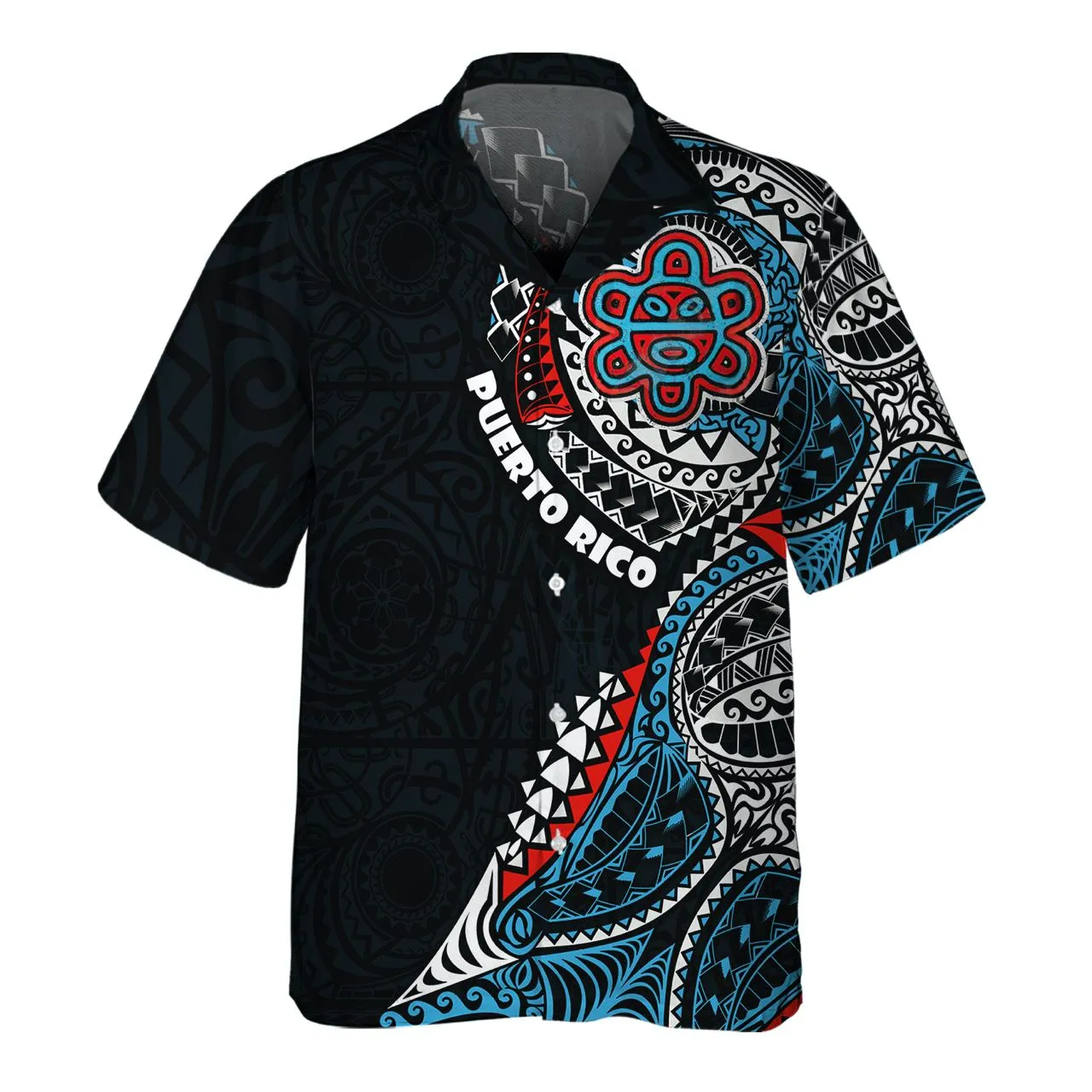 Puerto Rico Art - 3D Hawaiian Men's - NA93