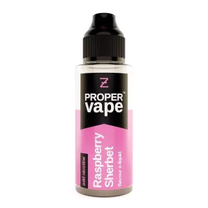 RASPBERRY SHERBET 100ML SHORT FILL E-LIQUID BY PROPER VAPE - ZEUS JUICE