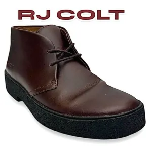 RJ Colt 27010 Detroit Mens Brown Leather Chukka Ankle Boots Size 7.5 M Pre-Owned