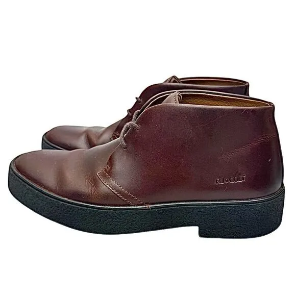 RJ Colt 27010 Detroit Mens Brown Leather Chukka Ankle Boots Size 7.5 M Pre-Owned