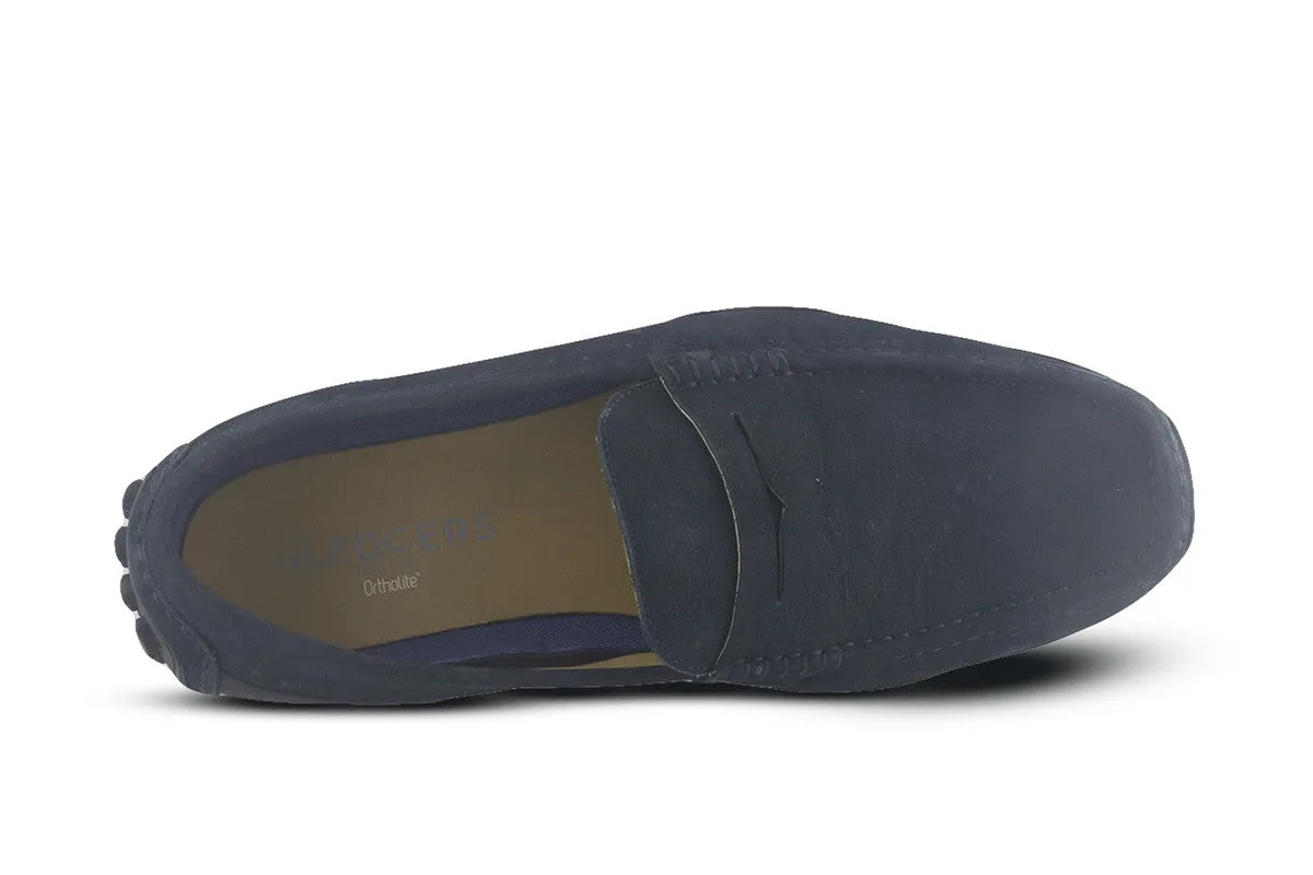 Roland Navy Penny Loafers