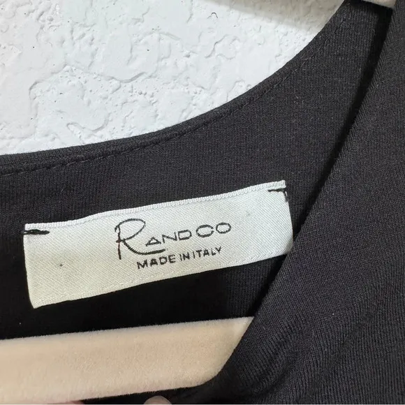 Rosanna &amp; Co Made in Italy Silk Sleeveless Animal Print Midi Dress Size L