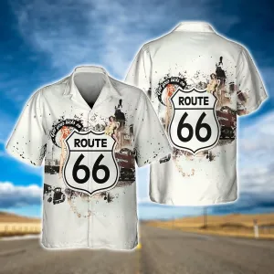 Route 66 - 3D Hawaiian Shirt - Nsd99 2