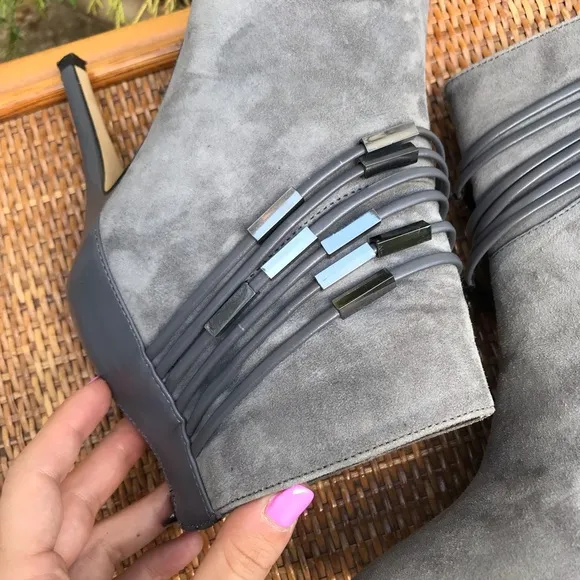Saks Fifth Avenue Casper Suede Ankle Booties
