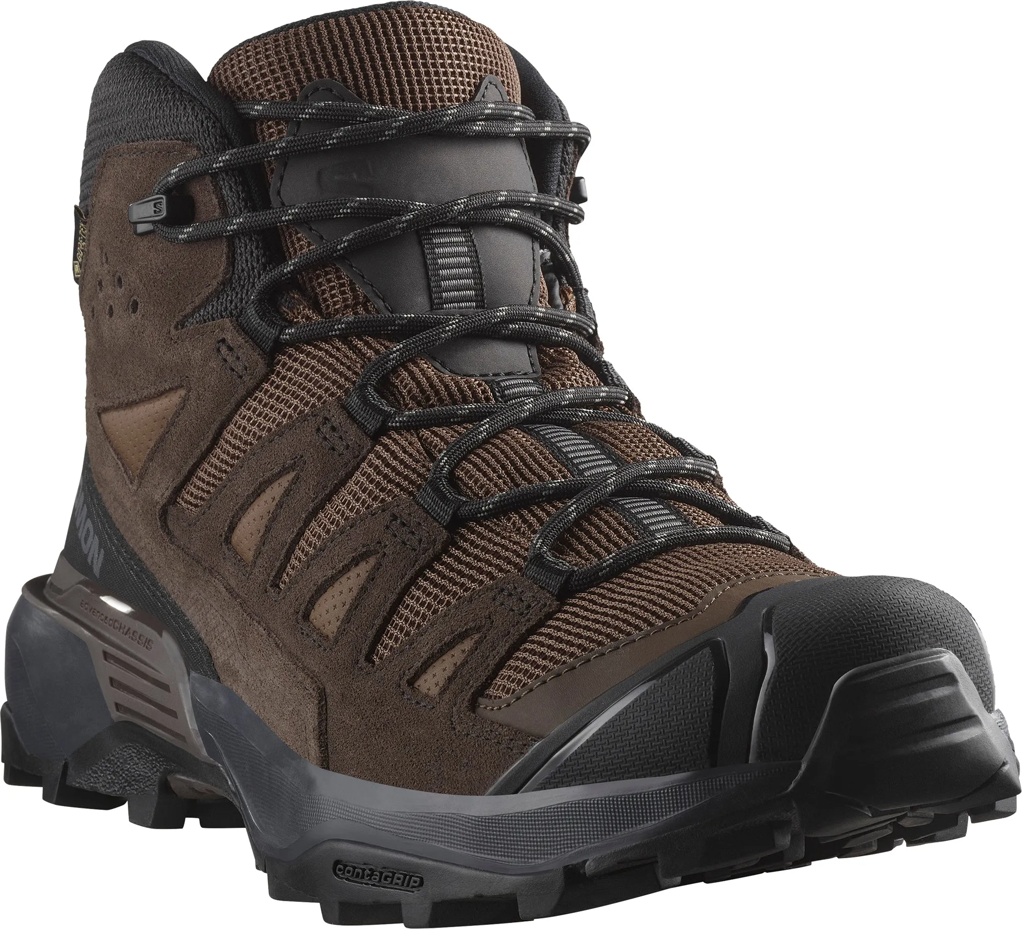 Salomon X Ultra 360 Leather Mid GORE-TEX Mens Walking Boots - Brown