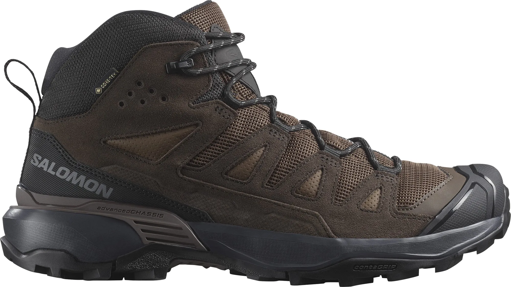Salomon X Ultra 360 Leather Mid GORE-TEX Mens Walking Boots - Brown