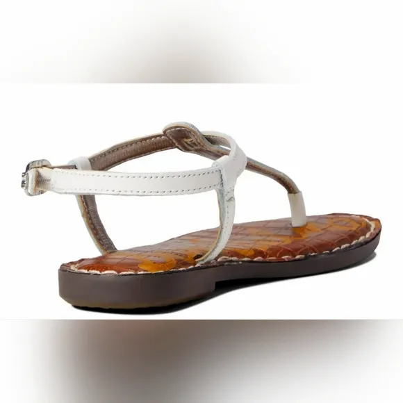 SAM EDELMAN Girl's Sandals Size 2 WHITE New