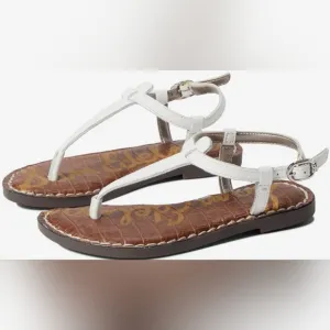 SAM EDELMAN Girl's Sandals Size 2 WHITE New