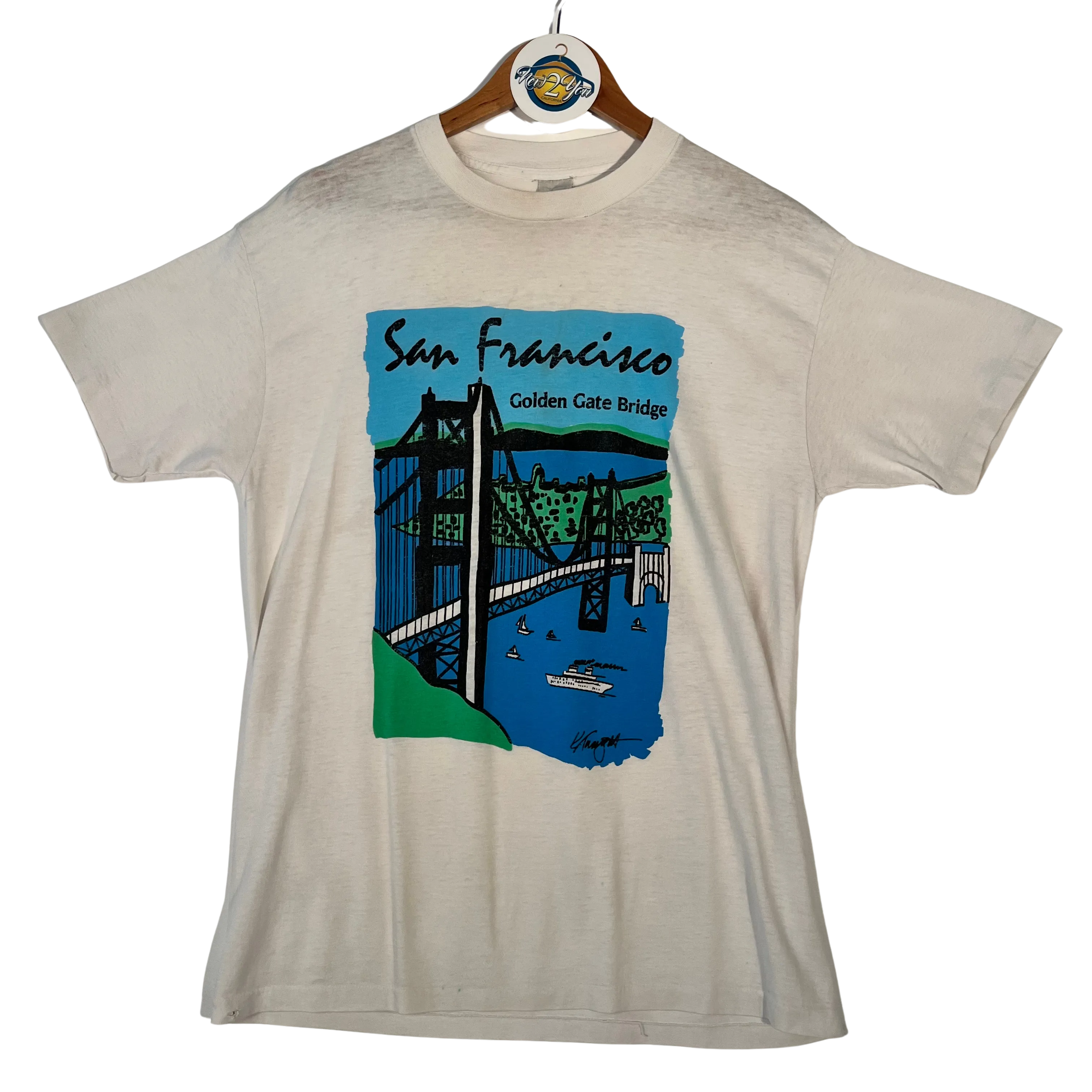 San Francisco Golden Gate Bridge Art Tee