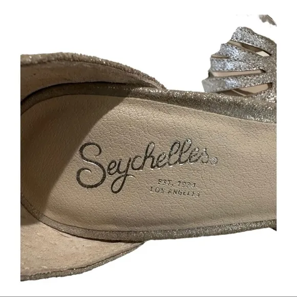 Seychelles Darkest Before Dawn Silver Sandal