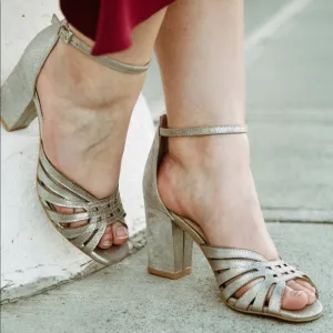 Seychelles Darkest Before Dawn Silver Sandal