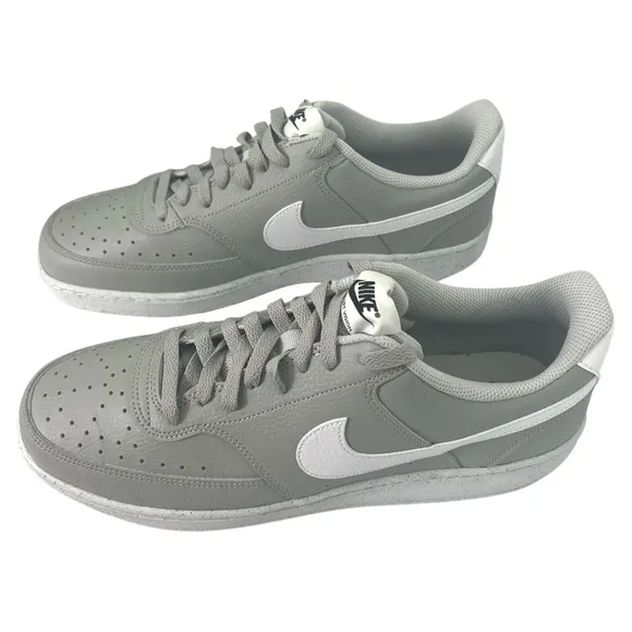 Size 11.5- Nike Court Vision Low Next Nature Grey Fog White-DH2987-003